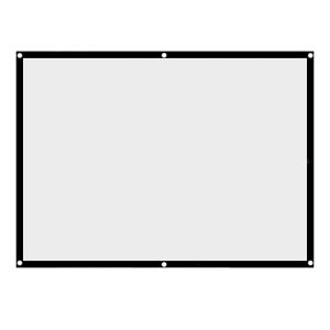 Écran projection blanc portable 100 po sans plis 4:3