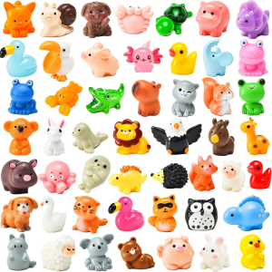 50 Figurines Animaux Résine Miniatures Fête Jardin Fée
