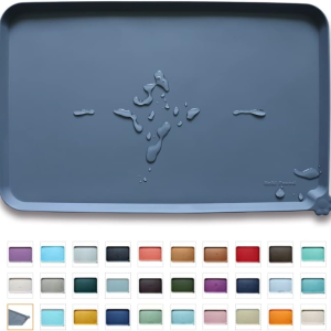Tapis alimentation pet imperméable lèvres hautes multiformat