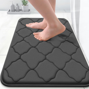 Tapis bain mousse mémoire non-glissant lavable machine