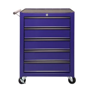 Coffre à outils roulant 5 tiroirs 20 po - MAUVE