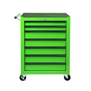Coffre à outils roulant 7 tiroirs 20po acier vert
