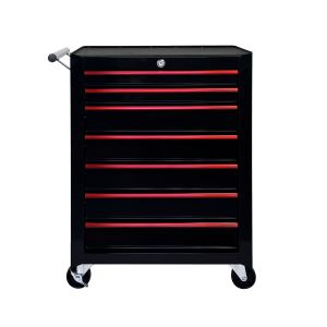 Coffre à outils roulant 7 tiroirs 20po acier noir