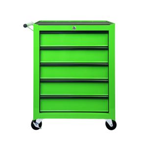 Coffre à outils roulant 5 tiroirs 20 po - VERT