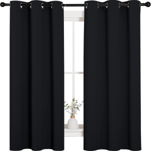 Rideau occultant thermique Halloween noir
