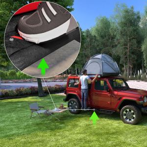 Marchepied poudré Jeep Wrangler JL 4 portes 2018+
