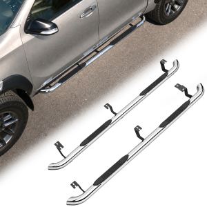 Marches latérales Toyota Tacoma 2005-2023 acier inox