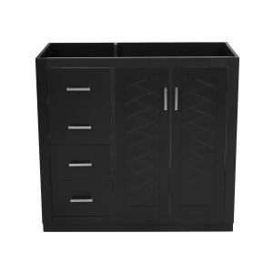 Vanité salle bain 36'' 3 tiroirs bois cadre solide