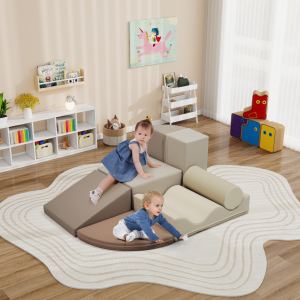 Ensemble escalade mousse 7 pièces enfants, jouets mous