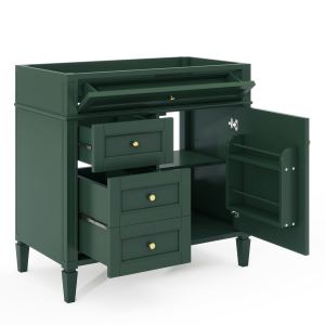Vanité 36 po sans dessus, 2 tiroirs, bois, WF315154AAF