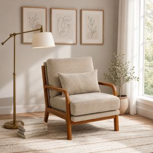 Chaise longue bois