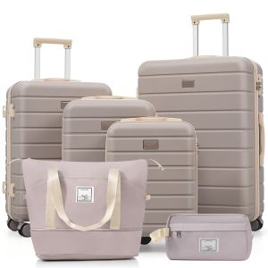 Ensemble valises 6 pièces TSA 16-28 po ajustable
