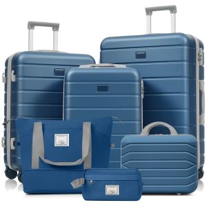Travelpro Max Valises 6 pcs TSA verrous bleu