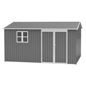Remise rangement 12x10' métal portes verrouillables étanche