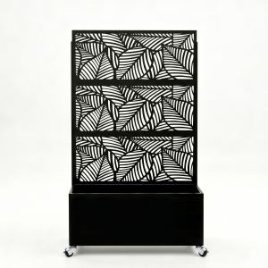 Paravent intimité 70,87" H x 46,06" W, motif feuille