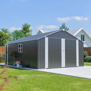 Remise métal 12x20 pi 1810 pi³ portes doubles tout-terrain