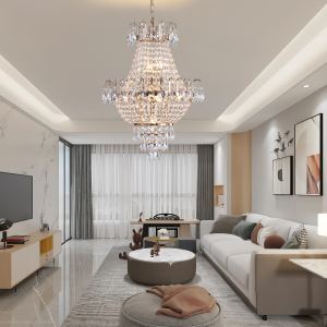 Lustre cristal or luxe contemporain (W1340102270/L5003)