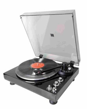 Tourne-disque entraînement par courroie platine vinyle