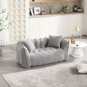 Fauteuil bean bag mousse haute densité 2 places