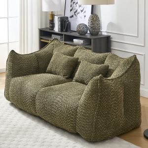 Fauteuil sac mouche 2 personnes mousse résiliente confortable