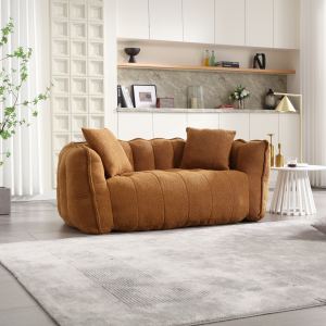 Fauteuil poire 2 places, mousse haute résilience