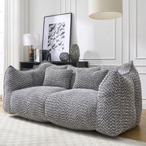 Fauteuil sac mouche 2 personnes mousse résiliente confortable