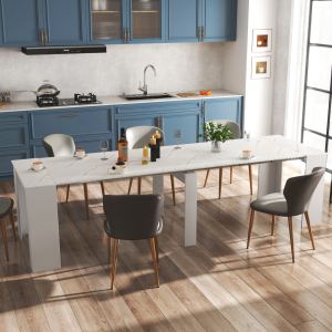 Multifunctional extendable console table