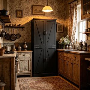 Armoire Garde-Manger Vertical Rangement Cuisine Bureau