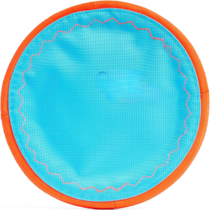 Paraflight Flying Disc Dog Toy  Water Floating Flyer Durable Nylon Construction With Soft Rubber Edges For Medium And Large Dogs