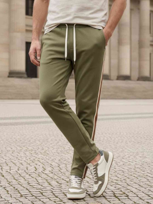 Pantalon casual homme tendance, droit, velours côtelé, ajusté, anti-froissement