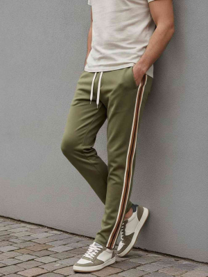 Pantalon casual homme tendance coton ajusté