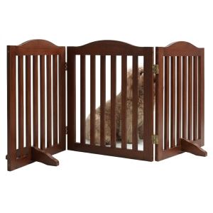 Barrière chien bois pliable 24" 3 panneaux