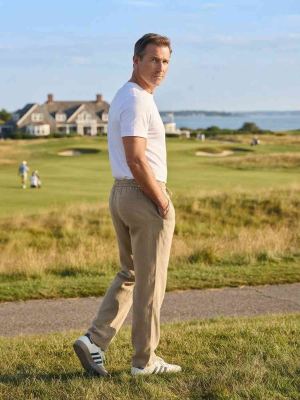 Pantalon casual tendance homme, long, droit, velours côtelé, ajusté, anti-froissure