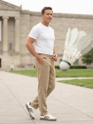 Pantalon casual homme tendance corduroy antirides