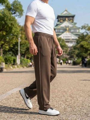 Pantalon casual homme tendance corduroy