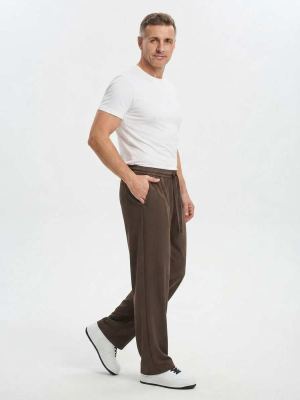 Pantalon casual homme tendance ajusté