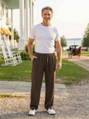Pantalon casual homme tendance corduroy