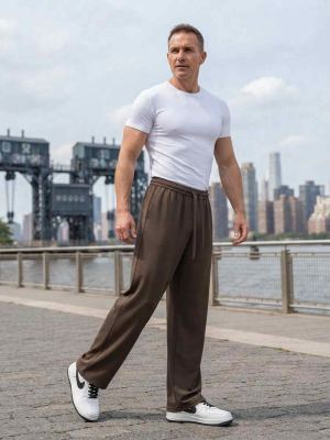 Casual Pants, Trendy And Fashionable Casual Pants, Men's Pants, Men's Pants, Long Pants, Straight Pants, Corduroy Casual Pants, Tight-fitting Casual Pants, Anti-wrinkle Casual Pants, 9-inch Pants, Men