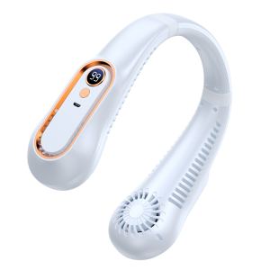 Ventilateur cou portable 1200mAh USB rechargeable 5 vitesses