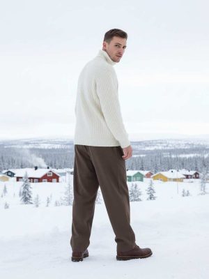 Pantalon casual homme tendance, longueur régulière, coton corduroy