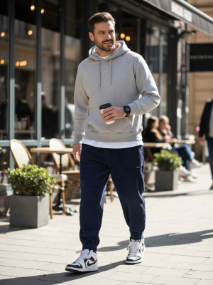 Pantalon casual homme tendance cordon