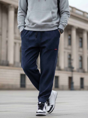 Pantalon décontracté homme tendance et à la mode, coupe droite, velours côtelé, 9 po