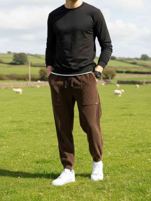 Casual Pants, Trendy And Fashionable Casual Pants, Men's Pants, Men's Pants, Long Pants, Straight Pants, Corduroy Casual Pants, Tight-fitting Casual Pants, Anti-wrinkle Casual Pants, 9-inch Pants, Men