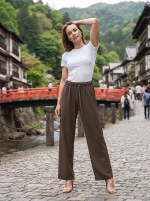 Ladies Long Trousers, Straight Leg Pants, Women Casual Pants, Casual Pants, Women Pants, Sports Pants, Women's Long Pants, Sweatpants, Casual Drawstring Pants Women Everyday Wear Bottoms