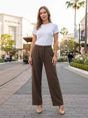 Ladies Long Trousers, Straight Leg Pants, Women Casual Pants, Casual Pants, Women Pants, Sports Pants, Women's Long Pants, Sweatpants, Casual Drawstring Pants Women Everyday Wear Bottoms