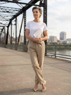 Ladies Long Trousers, Straight Leg Pants, Women Casual Pants, Casual Pants, Women Pants, Sports Pants, Women's Long Pants, Sweatpants, Casual Drawstring Pants Women Everyday Wear Bottoms