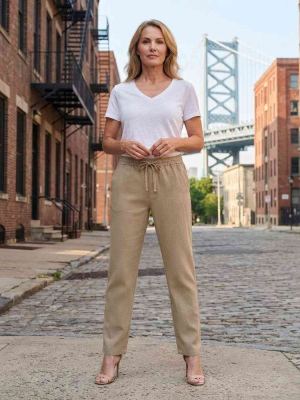 Ladies Long Trousers, Straight Leg Pants, Women Casual Pants, Casual Pants, Women Pants, Sports Pants, Women's Long Pants, Sweatpants, Casual Drawstring Pants Women Everyday Wear Bottoms