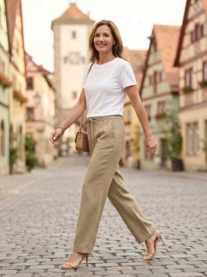 Ladies Long Trousers, Straight Leg Pants, Women Casual Pants, Casual Pants, Women Pants, Sports Pants, Women's Long Pants, Sweatpants, Casual Drawstring Pants Women Everyday Wear Bottoms