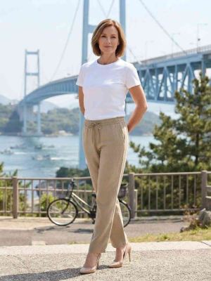 Ladies Long Trousers, Straight Leg Pants, Women Casual Pants, Casual Pants, Women Pants, Sports Pants, Women's Long Pants, Sweatpants, Casual Drawstring Pants Women Everyday Wear Bottoms