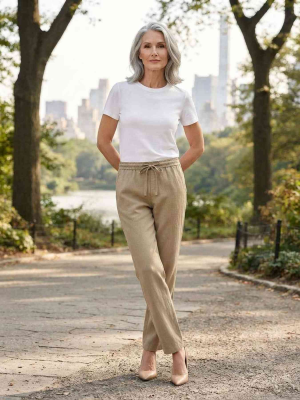 Ladies Long Trousers, Straight Leg Pants, Women Casual Pants, Casual Pants, Women Pants, Sports Pants, Women's Long Pants, Sweatpants, Casual Drawstring Pants Women Everyday Wear Bottoms